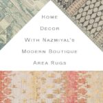 Decoración del hogar con alfombras modernas para el área de boutique de la colección de Nazmiyal